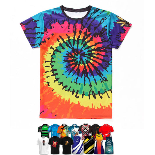 Custom Dye Sublimation Mesh Short Sleeve T-Shirts image 0