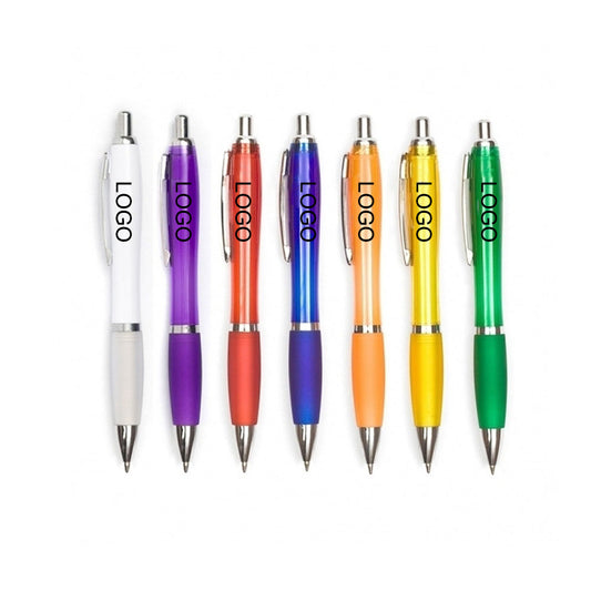 Ballpoint Pens With Rubber Grip image 1