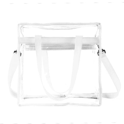 Clear Tote Bag with Zipper image 6