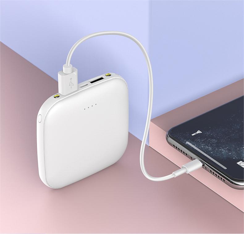 Zaptronic Zaptronic Portable Charger, 20,000mAh Power Bank with Cable, Fast Charging Battery Pack