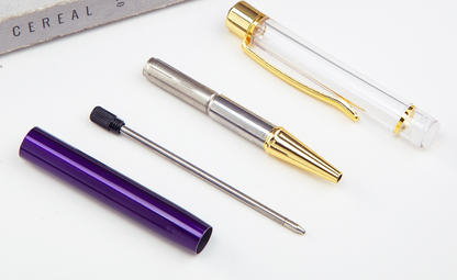 Elegant Transparent Barrel Pen image 3