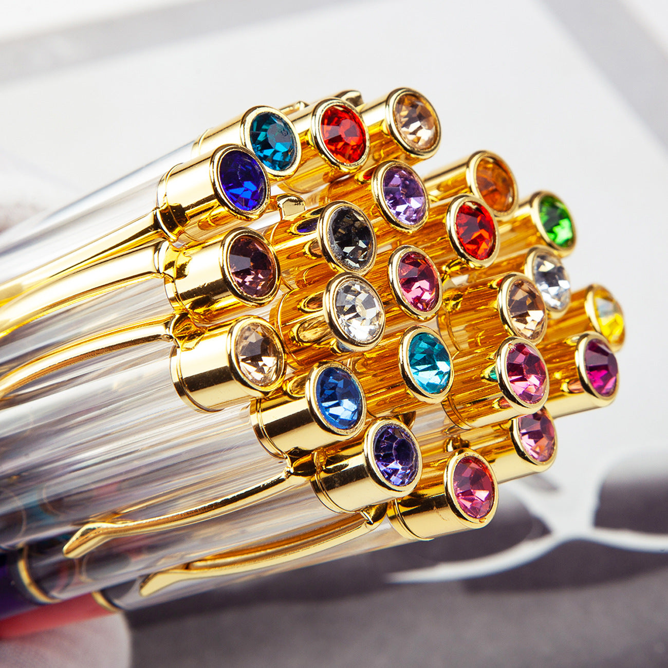 Elegant Transparent Barrel Pen image 2
