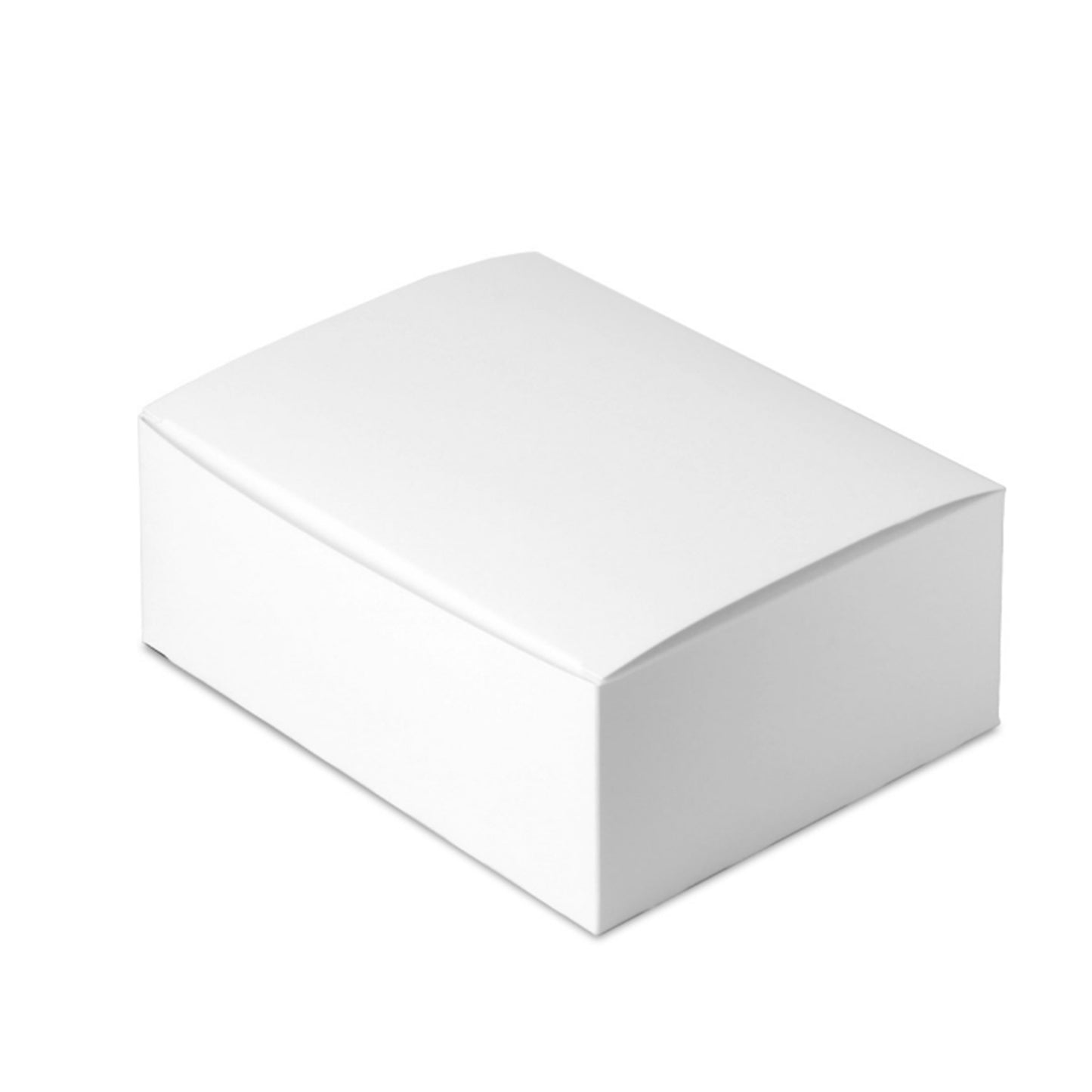 Large Gloss White Paperboard Lunch Boxes image 1
