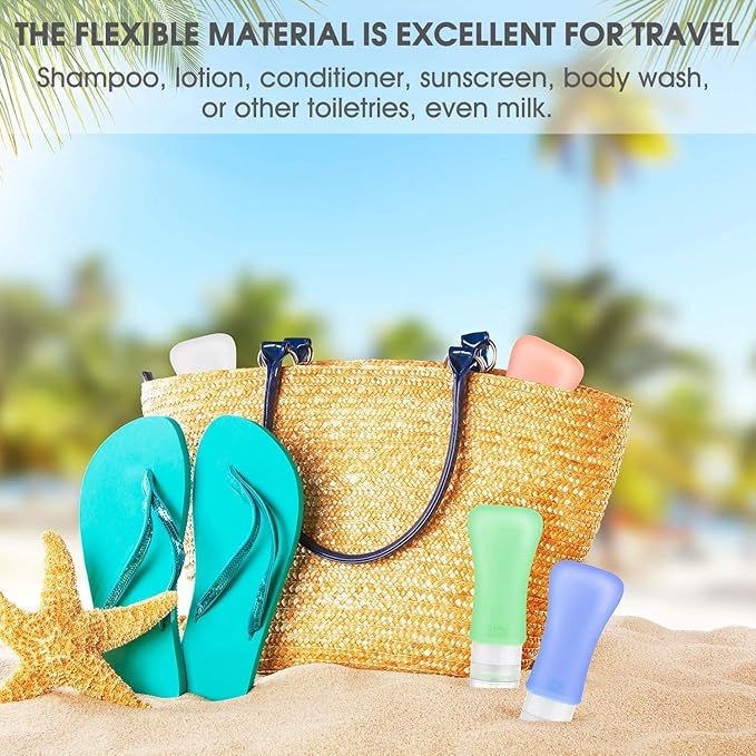 Capperza - 14-Pack Leak-Proof Travel Bottle Set