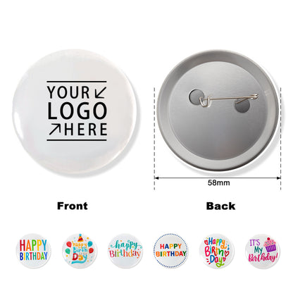 Round Shape Tin Badges/Button image 0