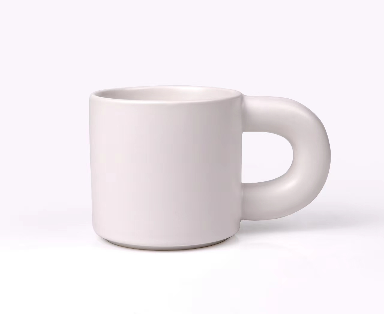 10 Oz. Ceramic Mug with Comfort-Grip Chubby Handle 300ml