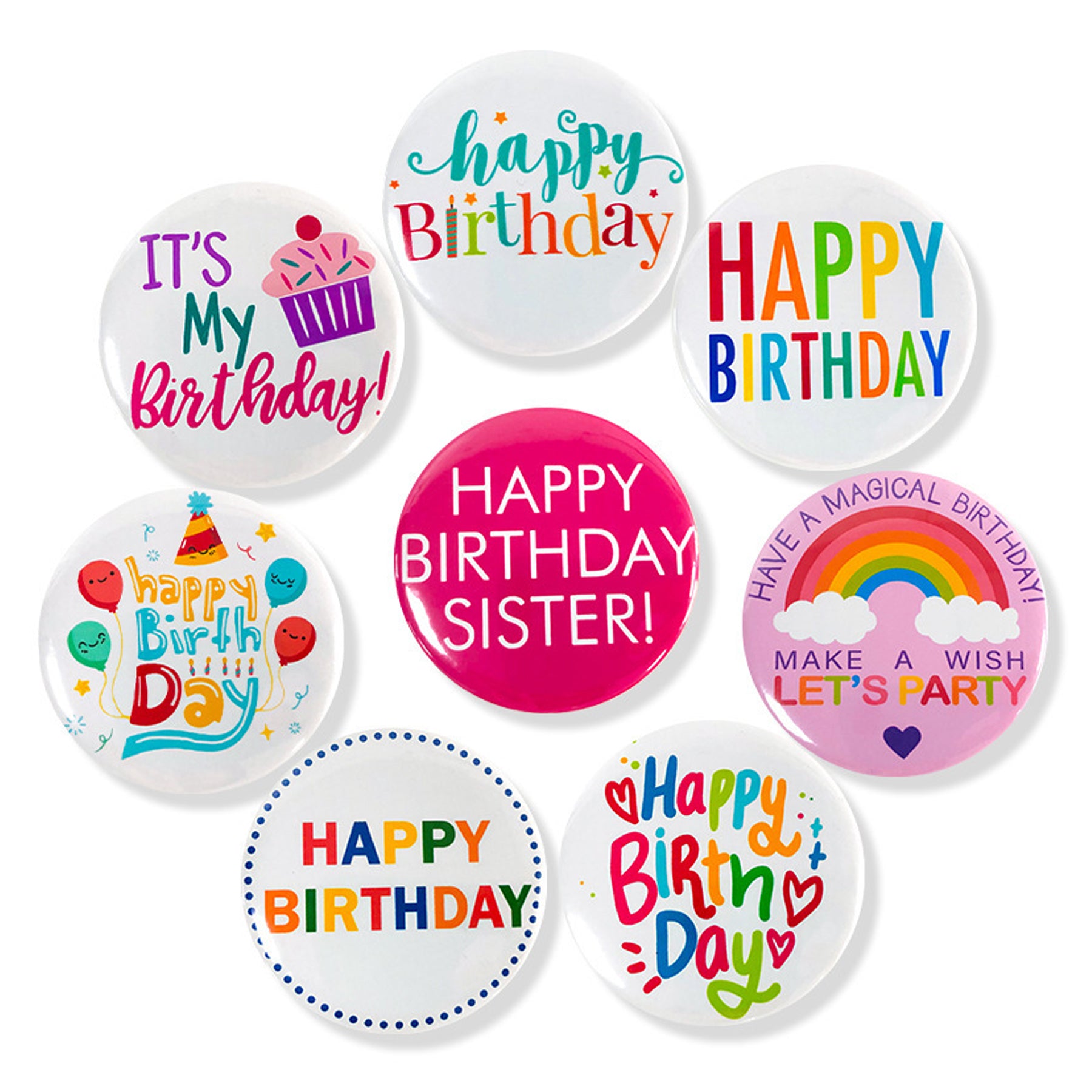 Round Shape Tin Badges/Button image 1