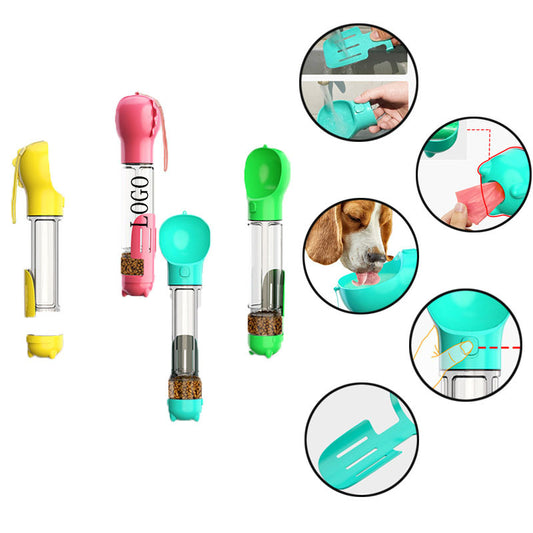 3-in-1 Portable Detachable Leak Proof Pet Water Drinking Cup image 0