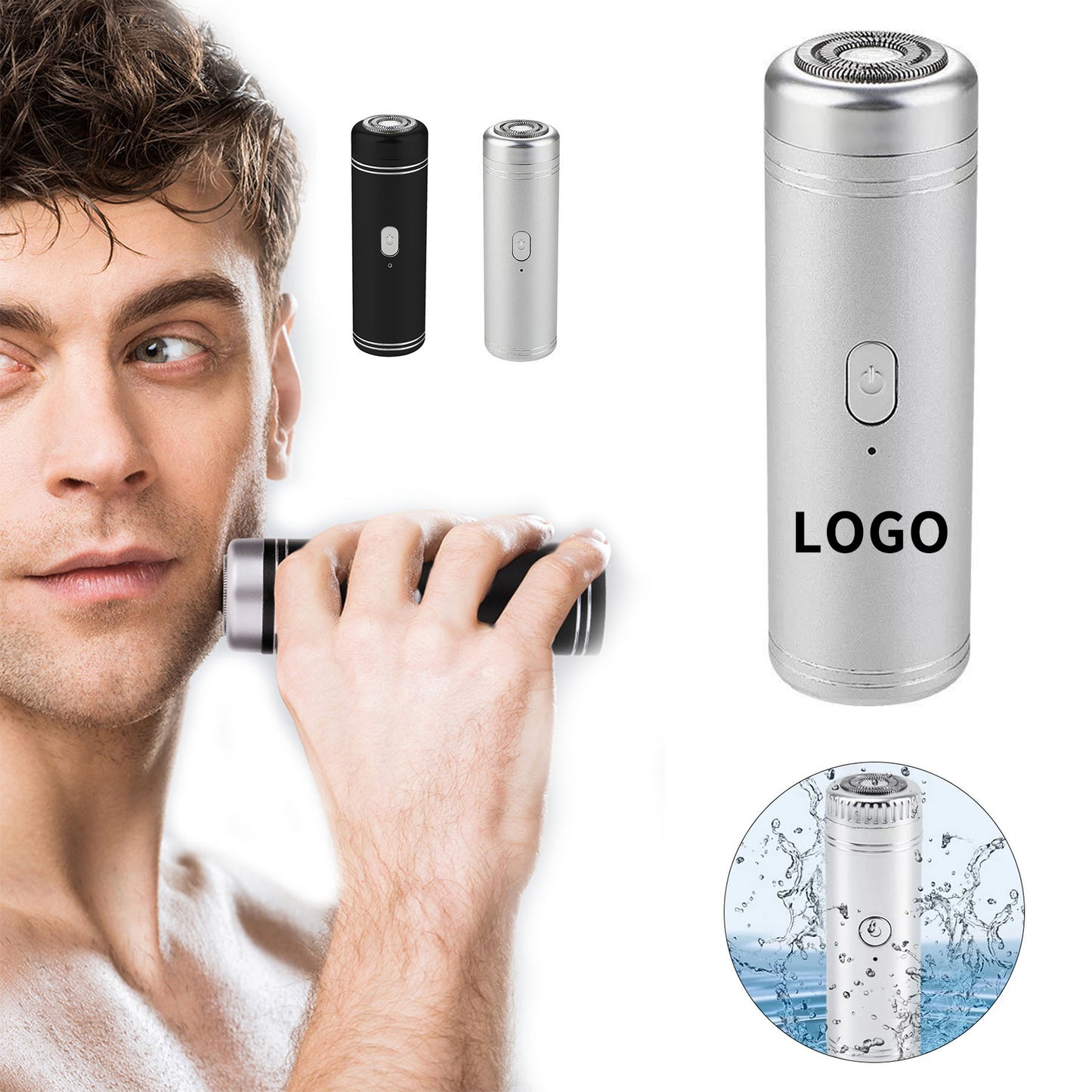 IPX7 Waterproof Mini Electric Shaver image 0