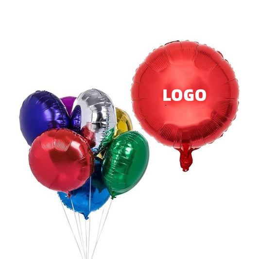 18" Round Foil Mylar Balloon image 0