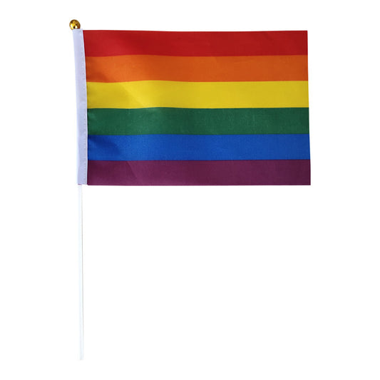 Small Rainbow Hand Flags image 1