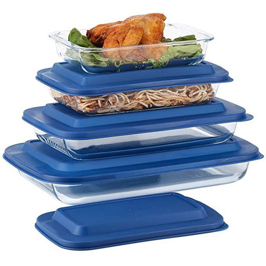 Large Glass Storage Containers with Lids image 0