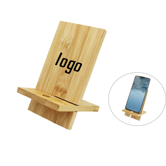 Bamboo Portable Cell Phone Stand image 0