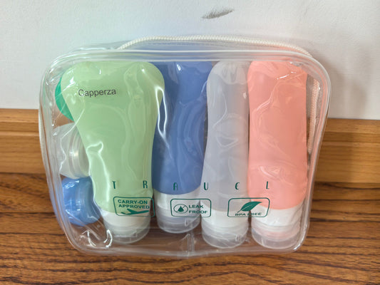 Capperza - 14-Pack Leak-Proof Travel Bottle Set