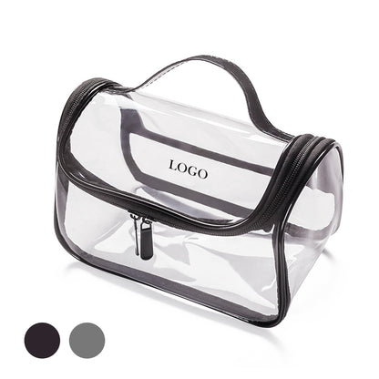 Diamond Clear PVC Portable Makeup Bag image 0