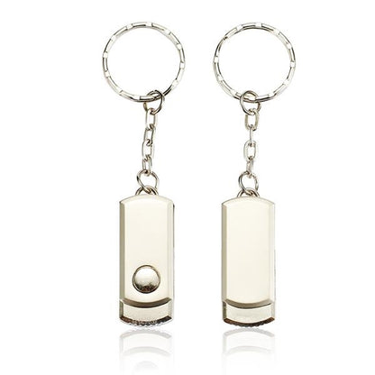 Keychain Metal Swivel Chubby USB Flash Drive image 3