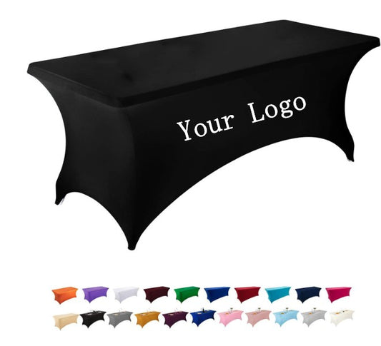 6' Open Back Stretch Table Cover (Full Color Dye Sublimation) image 0