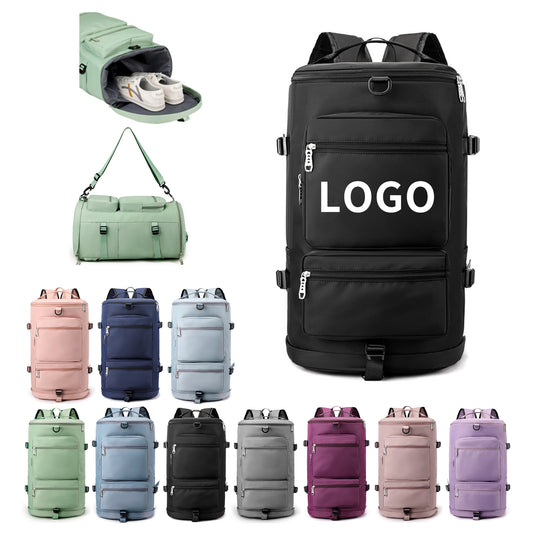 Waterproof Nylon Weekend Travel Bag with Multiple Compartments image 0