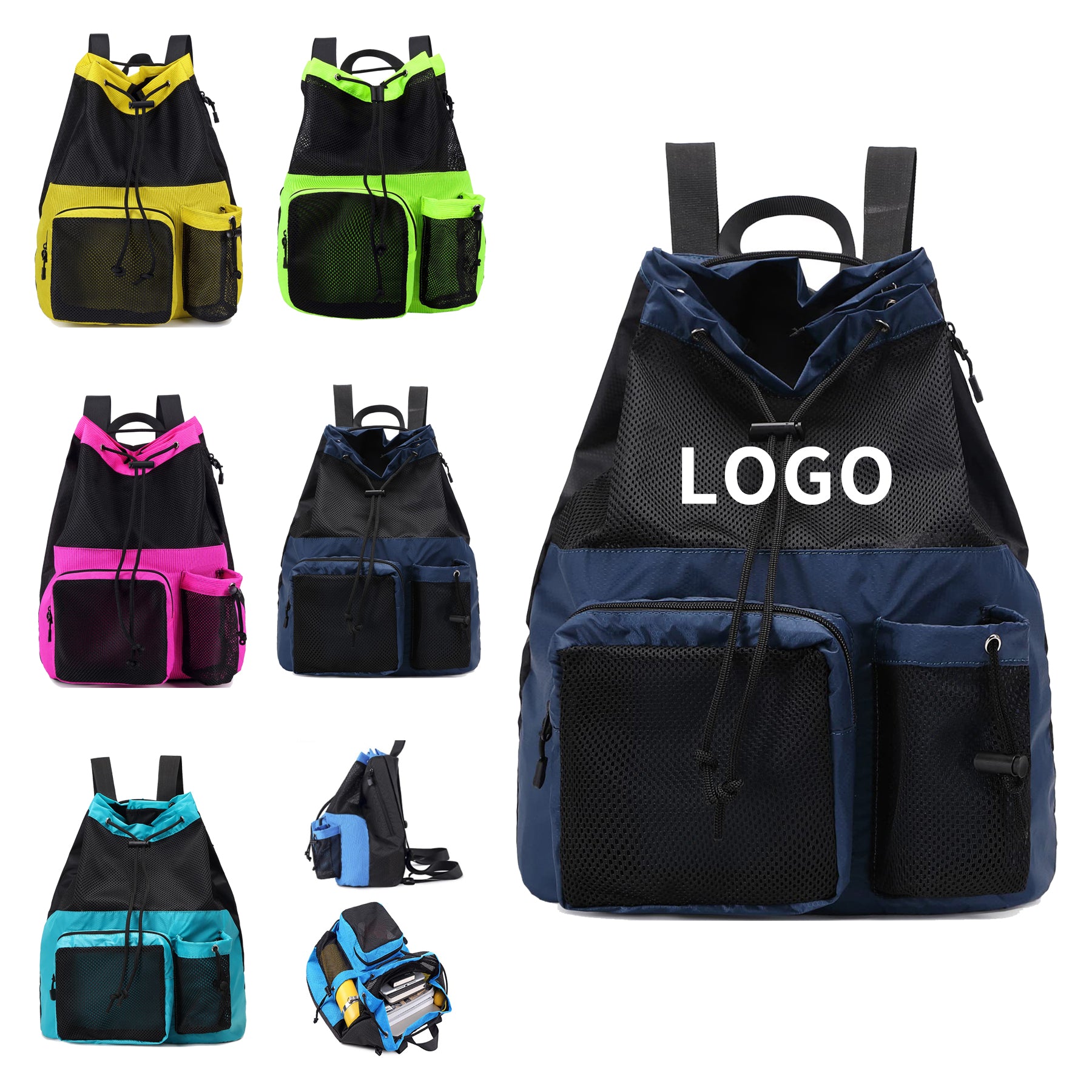 Ventilated Mesh Daypack for Sports and Swim Gear image 0