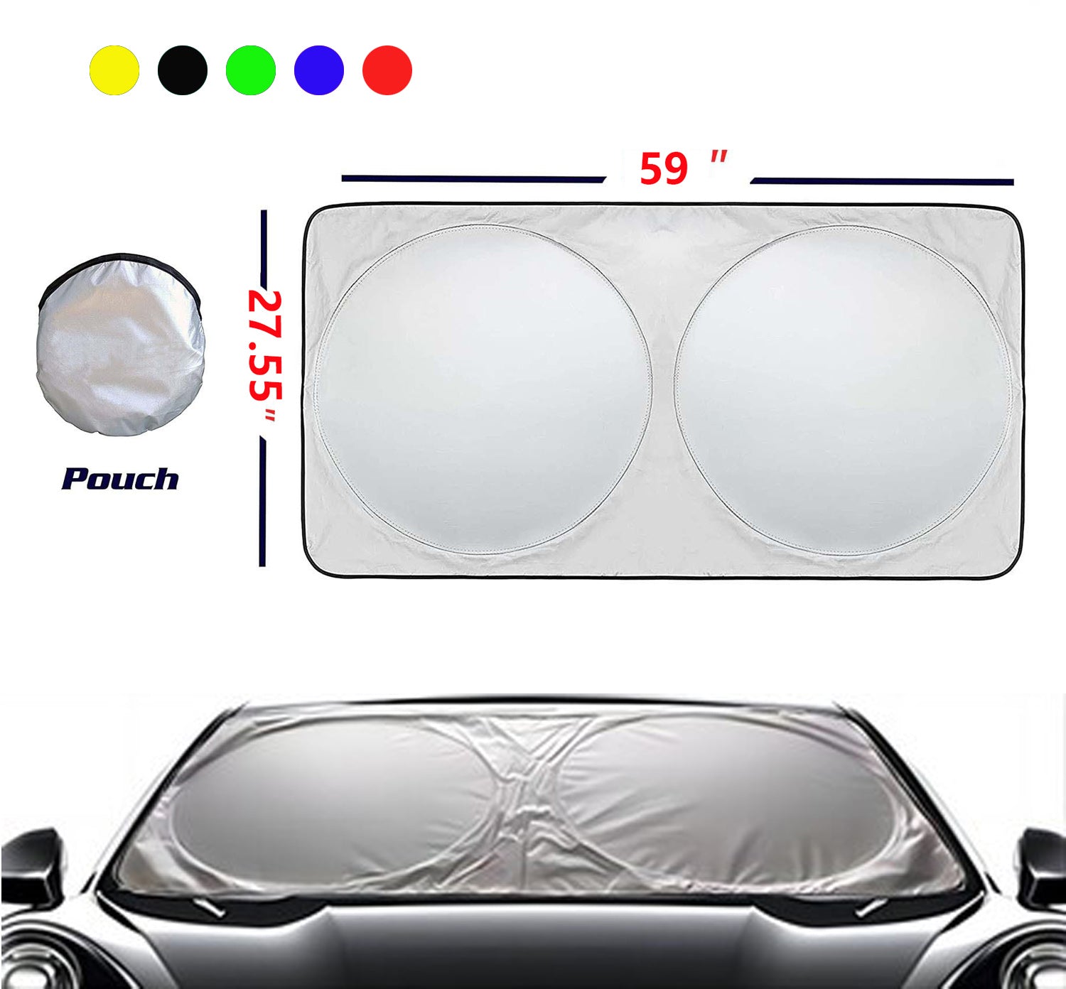 Car Folding Front Windshield Sunshade image 0