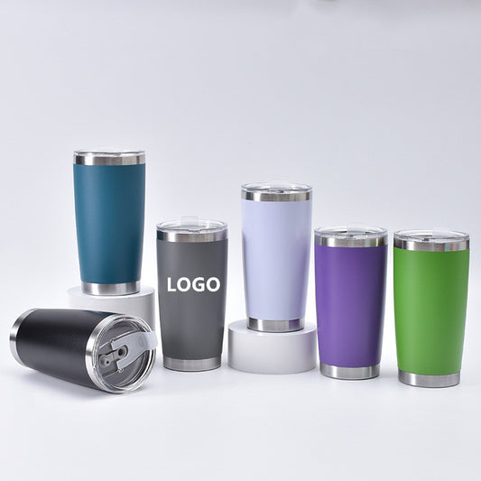 19 Oz. Stainless Steel Tumbler With Cork Base image 0