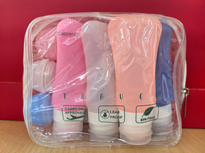 Capperza 14-Pack TSA-Approved Travel Bottles Set