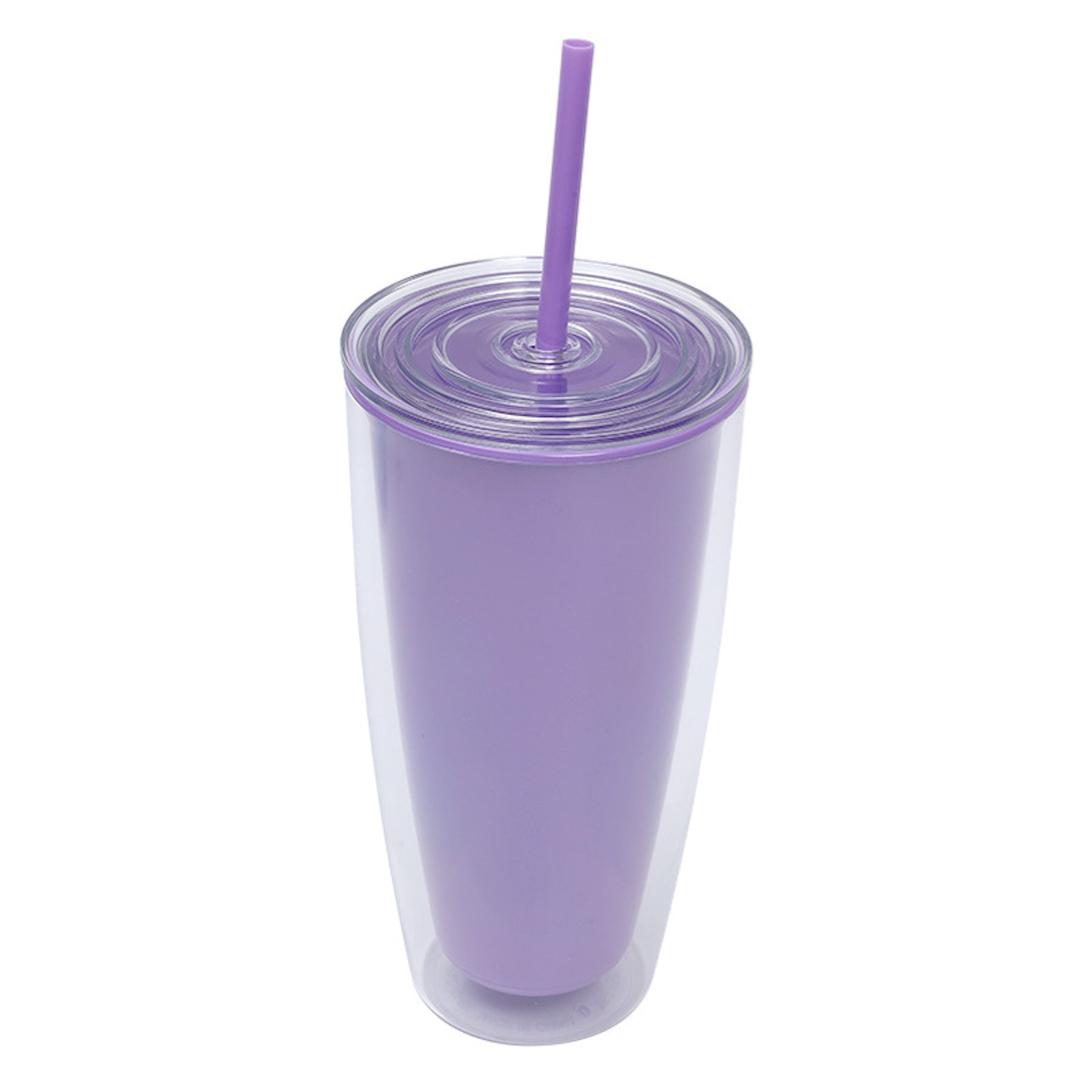 Double Wall Insulated Tumbler with Straw and Lid image 3