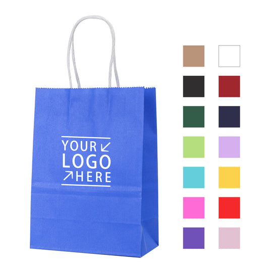 Colorful Kraft Paper Shopping Bag image 0