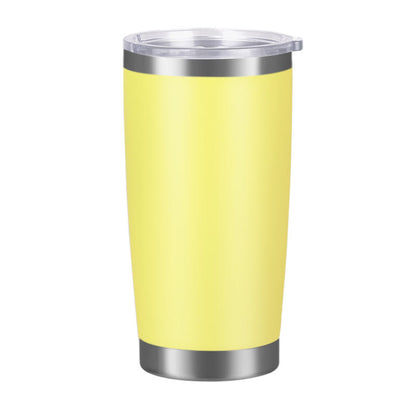Stainless Steel Tumbler with Sliding Lid image 1