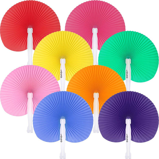 Round Foldable Handheld Fan image 0