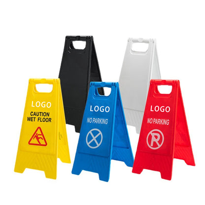 Plastic Standing Warning Sign image 0