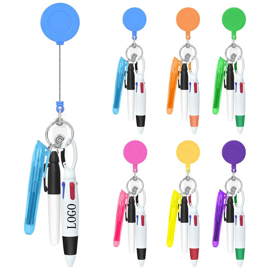 Mini Nurse Badge Highlighter Permanent Marker Ballpoint Pen