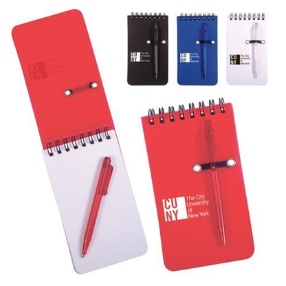 Coil Notebook With Pen Set - White
