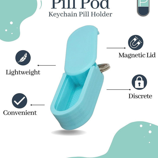 Pocket Pill Case Keychain