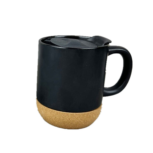 12 oz. Cork Base Ceramic mug