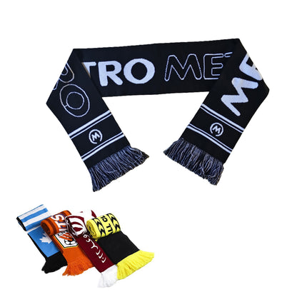 Custom Jacquard Scarf With Fringe image 0