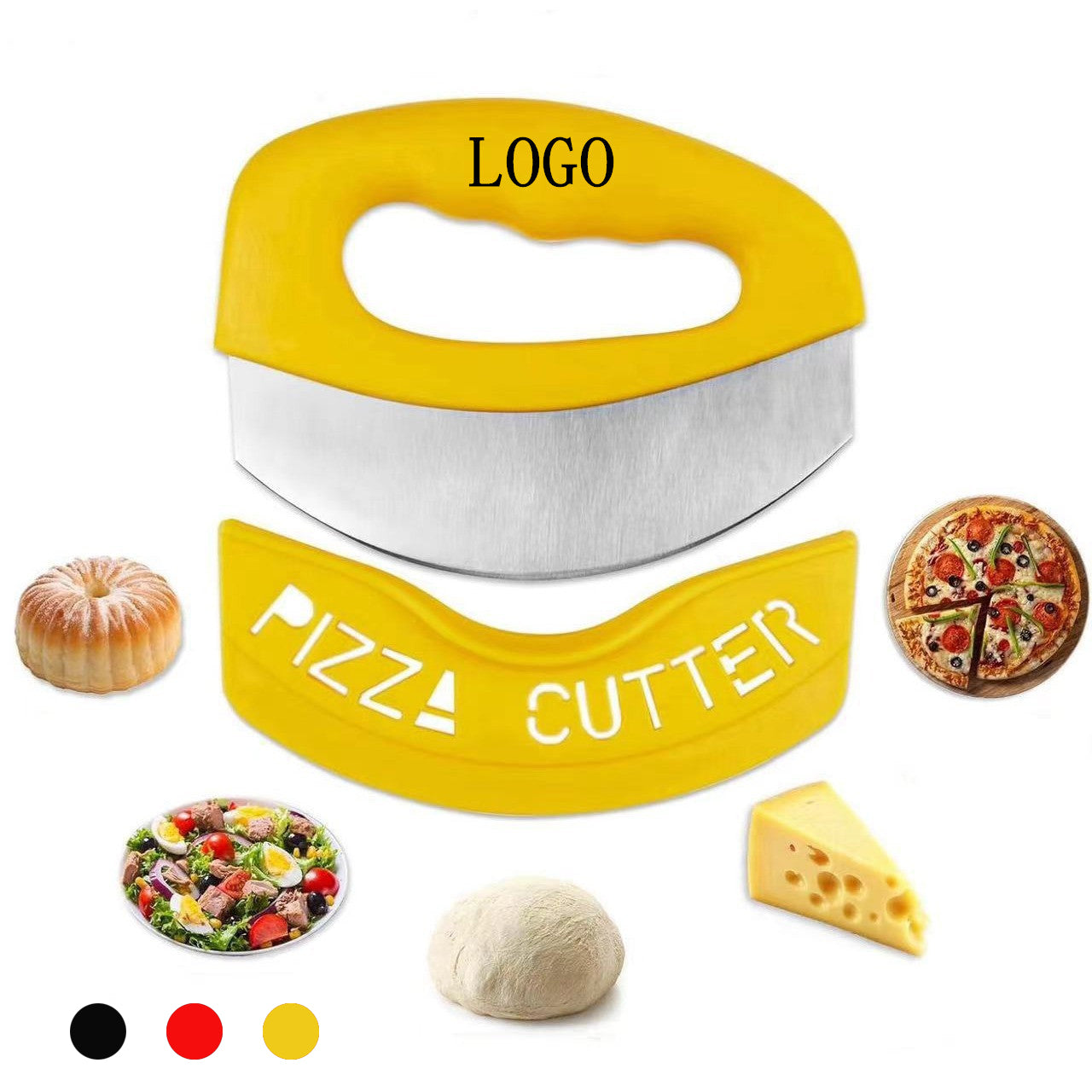 Pizza Cutter w/ Stainless Steel Blade image 1