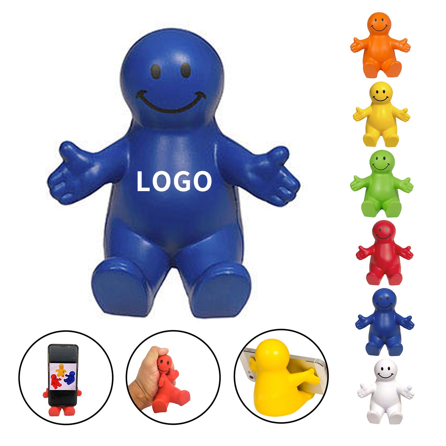 Squeezable Guy Phone Stand Holder image 0