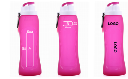 Foldable Silicone Water Bottle image 0