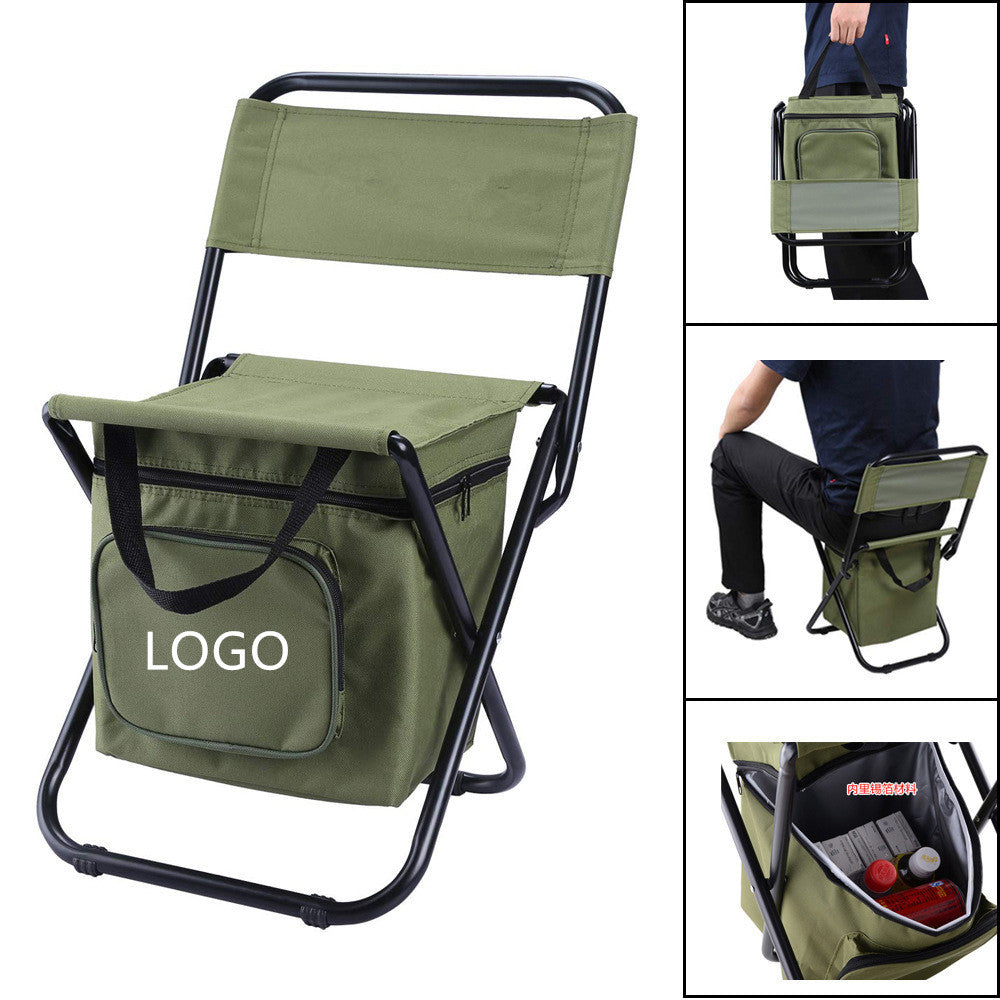 Portable Folding Chair with Storage Pouch image 0