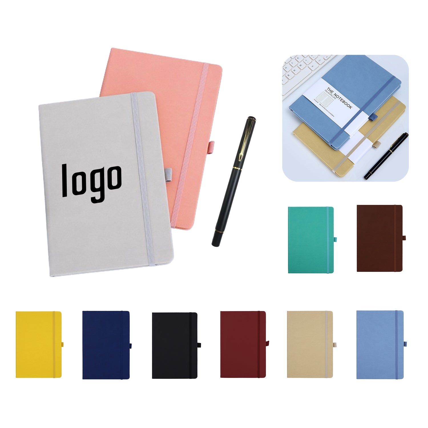 8.5 Inch Notebook with Pen Set image 0