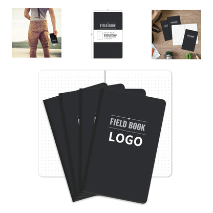 5" x 8" 80 Pages 40 Sheets Field Dot Graph Notebook Journal image 0