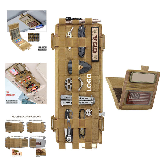 13.5" Width and 7" Height Molle Visor Panel Organizer image 1