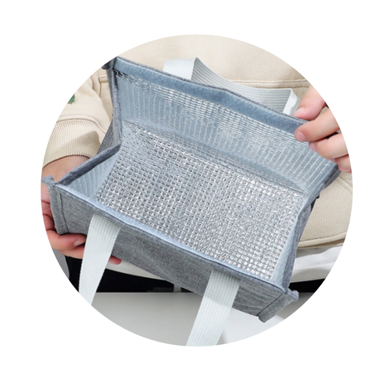 Thermal Lunch Cooling Tote Bag MOQ 30PCS image 2
