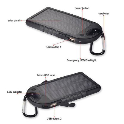 Portable Plastic Solar Power Bank image 1