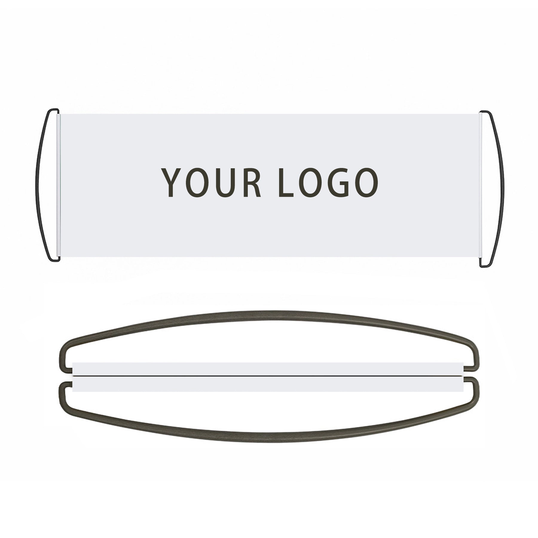 Custom Retractable Handheld Banner image 0