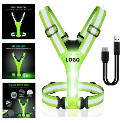 Led Reflective Vest Running Gear image 0