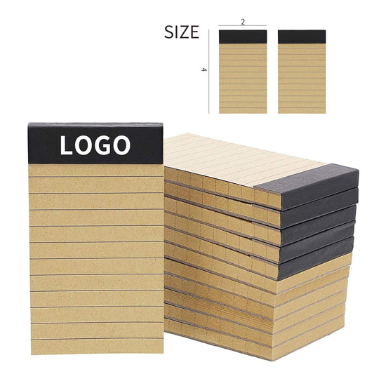 Essential Custom 2x4 Notepads with Kraft Paper - Perfect for To-Do Lists, Memos, and Office Supplies image 0