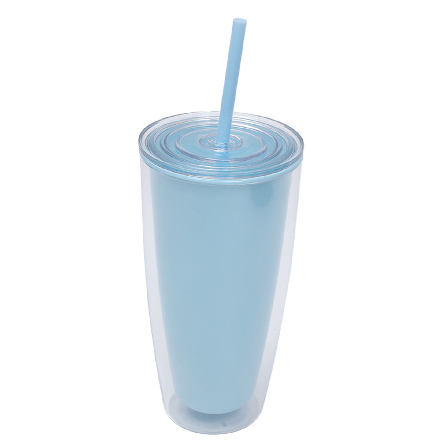 Double Wall Insulated Tumbler with Straw and Lid