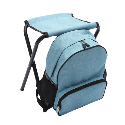 Foldable Backpack Chair with Lightweight Frame